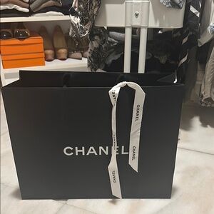 Chanel Black Shopping Bag